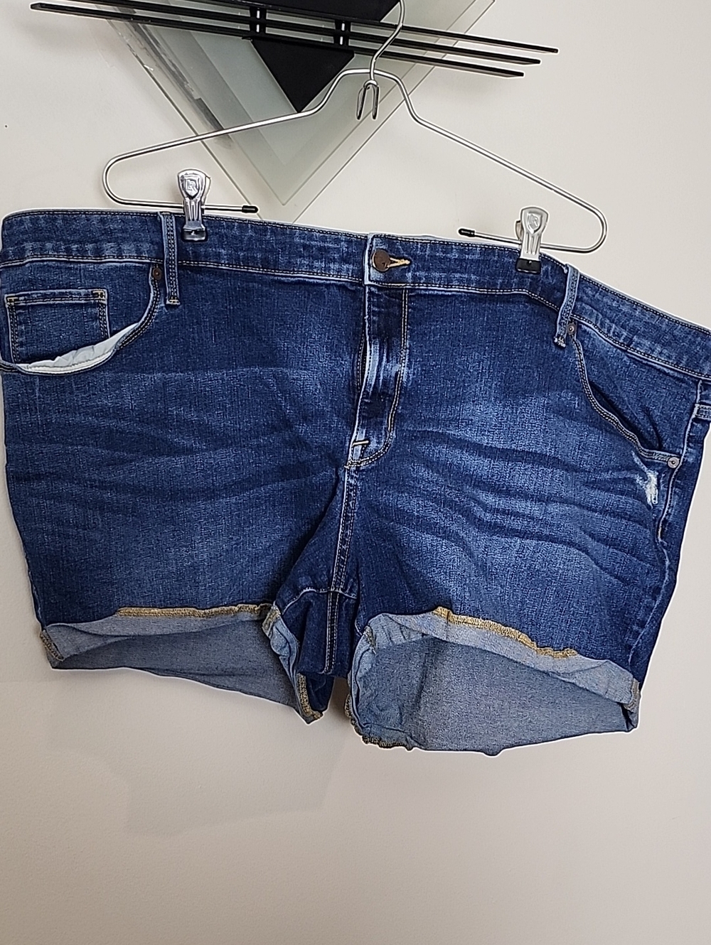 Ava & Viv Midi Denim Shorts